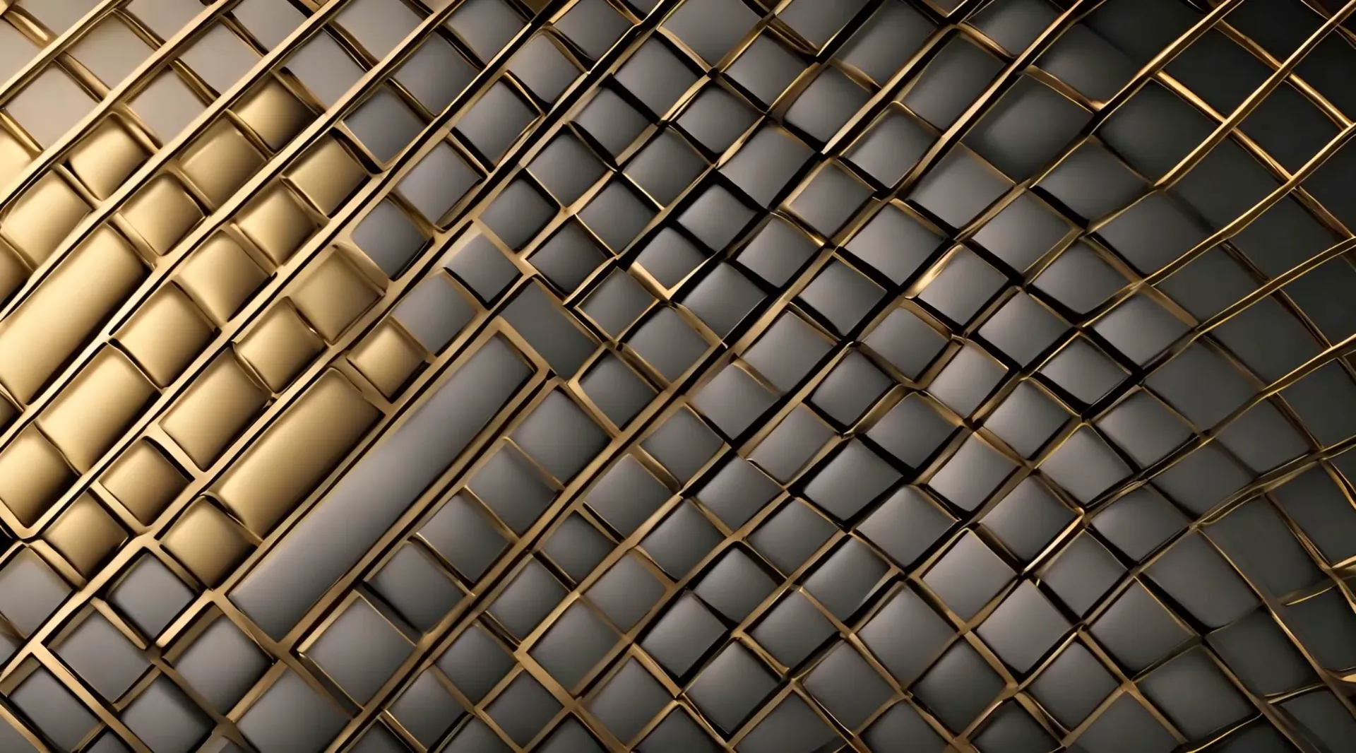 Golden Grid Elegance Modern Video